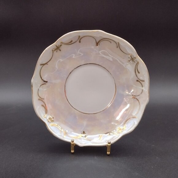 6 Iridescent Side Plates by Carl Tielsch C.T. Altwasser - Picture 8 of 11